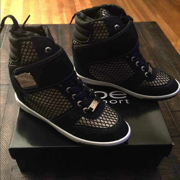 bebe high top sneakers